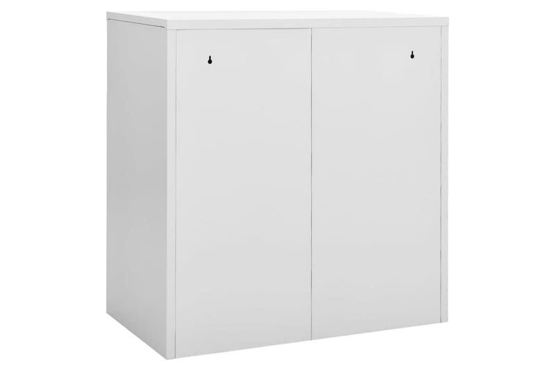Förvaringsskåp 2 st ljusgrå och grön 90x45x92,5 cm stål - Grå - Förvaring - Skåp - Förvaringsskåp - Omklädningsskåp