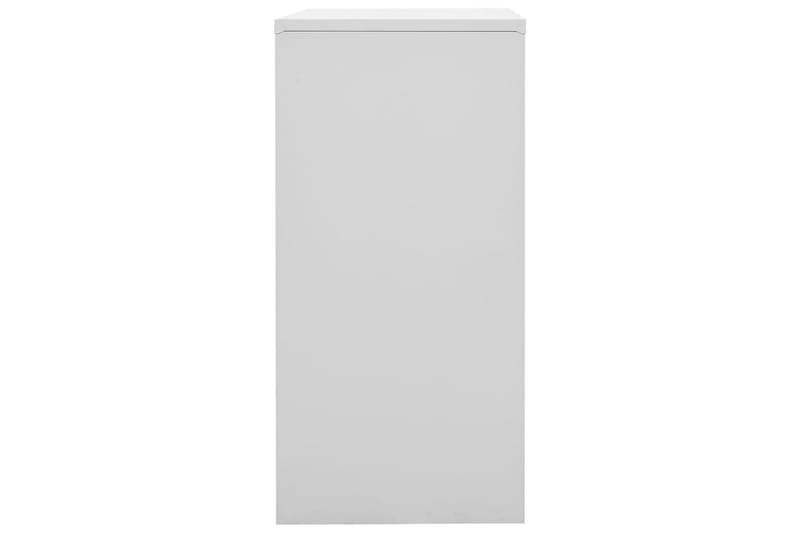 Förvaringsskåp 2 st ljusgrå och röd 90x45x92,5 cm stål - Grå - Förvaring - Skåp - Förvaringsskåp - Omklädningsskåp