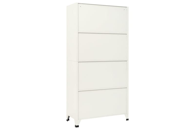 Förvaringsskåp grå och blå 90x45x180 cm stål - Grå - Förvaring - Skåp - Förvaringsskåp - Omklädningsskåp