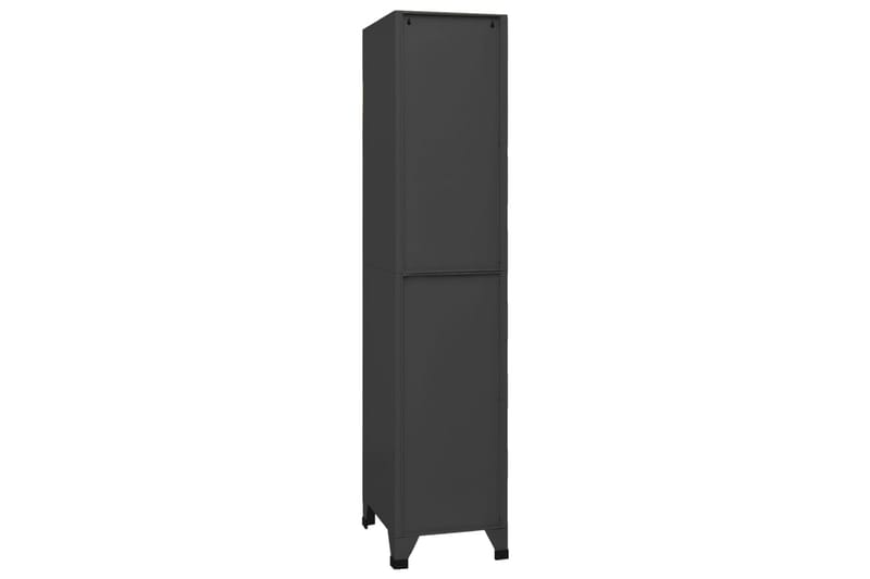 beBasic Förvaringsskåp antracit 38x45x180 cm stål - Anthracite - Förvaring - Skåp - Förvaringsskåp - Kontorsskåp - Dokumentskåp