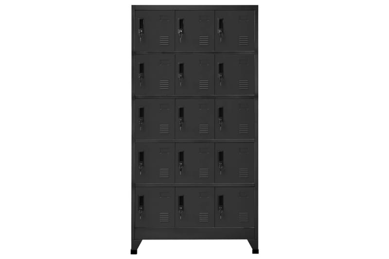beBasic Förvaringsskåp antracit 90x40x180 cm stål - Anthracite - Förvaring - Skåp - Förvaringsskåp - Kontorsskåp - Dokumentskåp