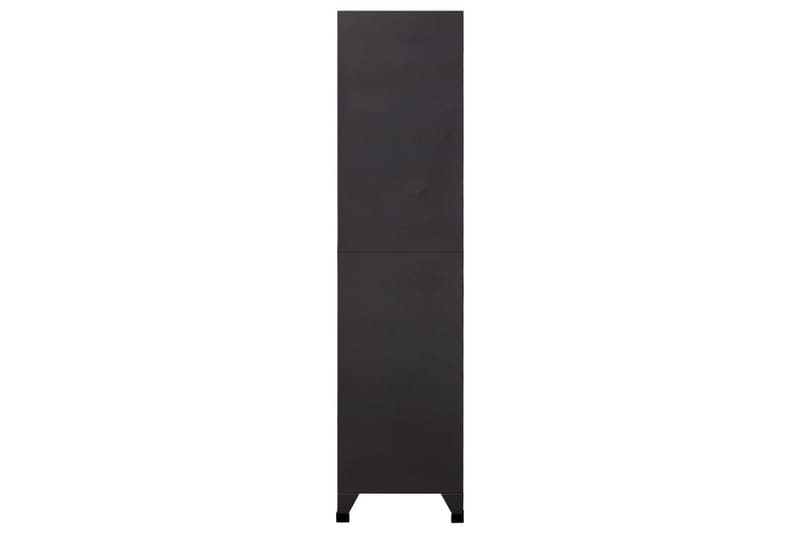 beBasic Förvaringsskåp antracit och röd 90x40x180 cm stål - Anthracite - Förvaring - Skåp - Förvaringsskåp - Kontorsskåp - Dokumentskåp