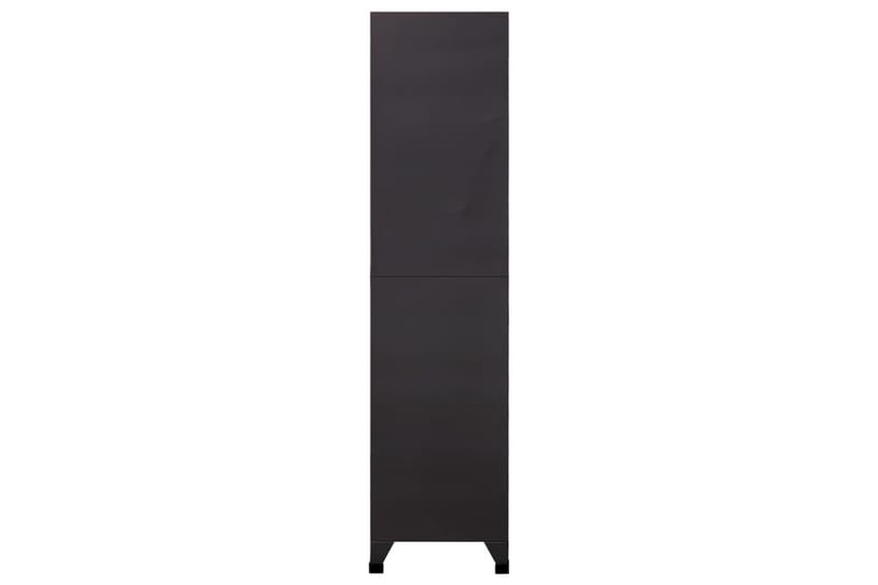 beBasic Förvaringsskåp antracit och vit 90x40x180 cm stål - Anthracite - Förvaring - Skåp - Förvaringsskåp - Kontorsskåp - Dokumentskåp