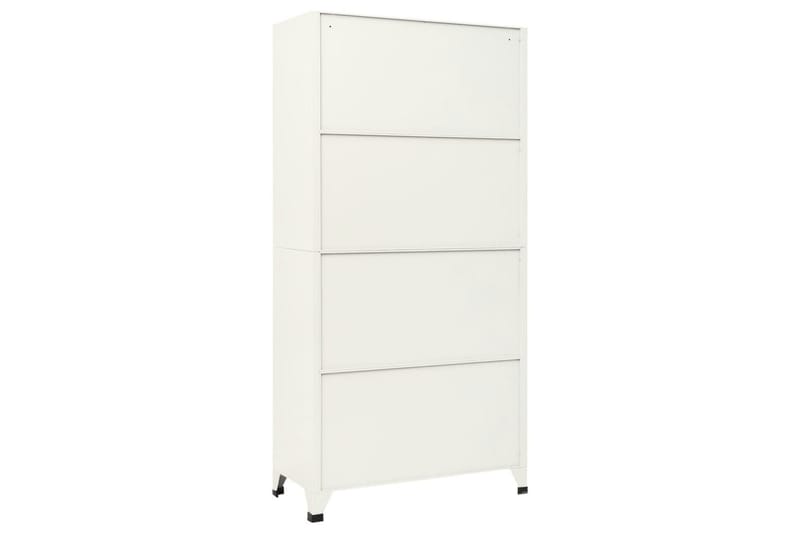 beBasic Förvaringsskåp grå och blå 90x40x180 cm stål - Grey - Förvaring - Skåp - Förvaringsskåp - Kontorsskåp - Dokumentskåp