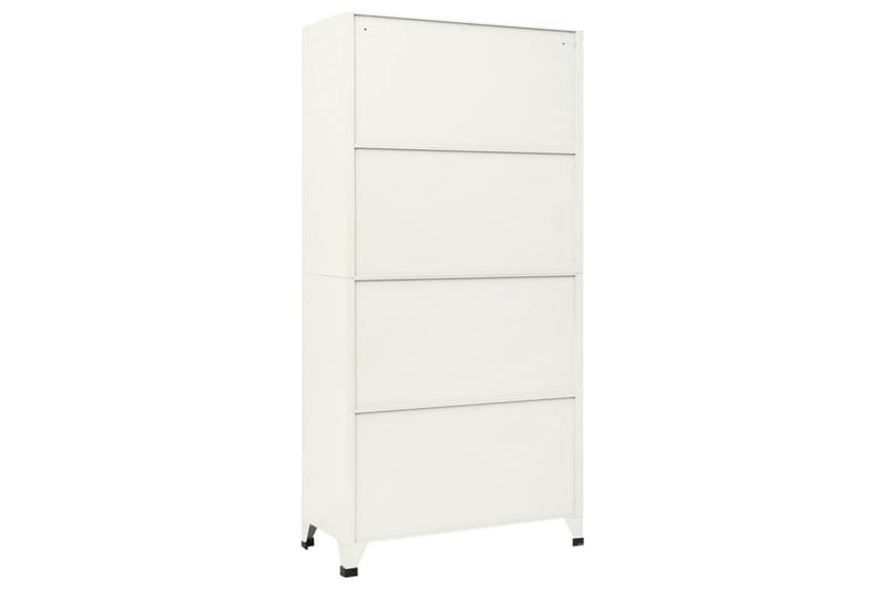 beBasic Förvaringsskåp grå och blå 90x45x180 cm stål - Grey - Förvaring - Skåp - Förvaringsskåp - Kontorsskåp - Dokumentskåp