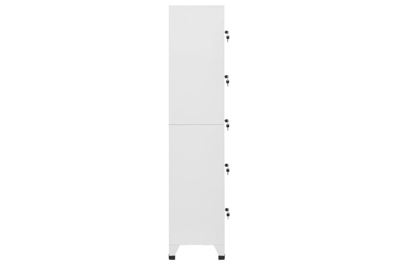 beBasic Förvaringsskåp ljusgrå 38x40x180 cm stål - Grey - Förvaring - Skåp - Förvaringsskåp - Kontorsskåp - Dokumentskåp