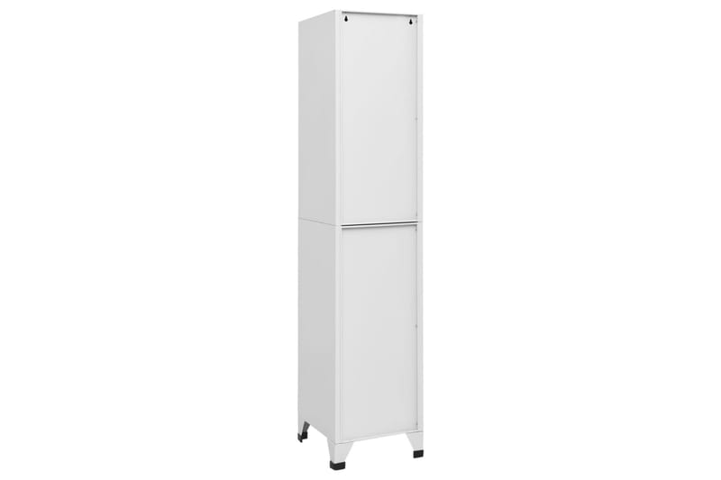beBasic Förvaringsskåp ljusgrå 38x40x180 cm stål - Grey - Förvaring - Skåp - Förvaringsskåp - Kontorsskåp - Dokumentskåp