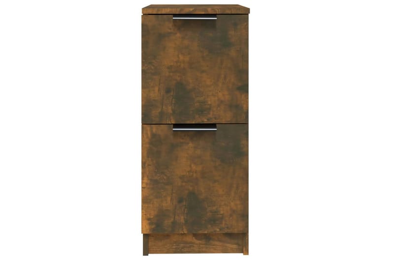 beBasic Förvaringsskåp rökfärgad ek 30x30x70 cm konstruerat trä - Brown - Förvaring - Skåp - Förvaringsskåp - Kontorsskåp - Dokumentskåp