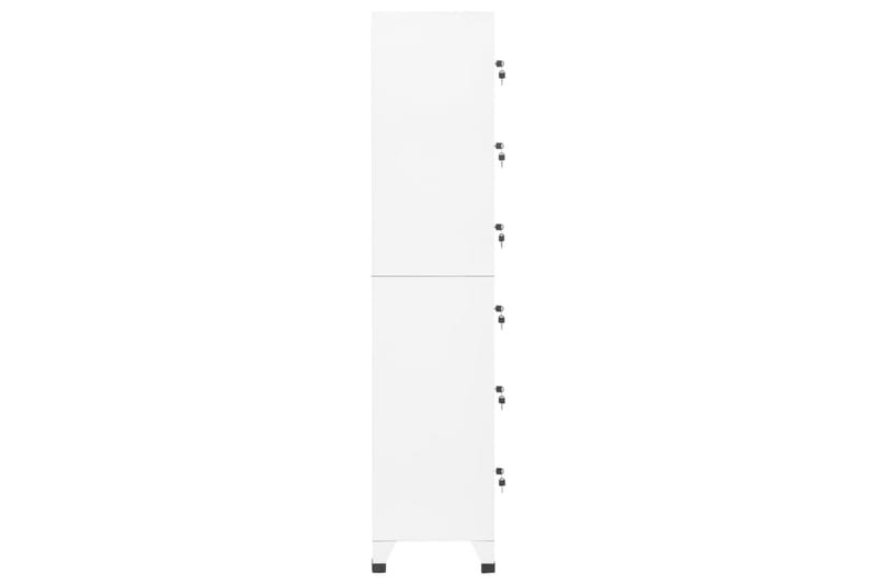 beBasic Förvaringsskåp vit 38x40x180 cm stål - White - Dokumentskåp - Kontorsmöbler