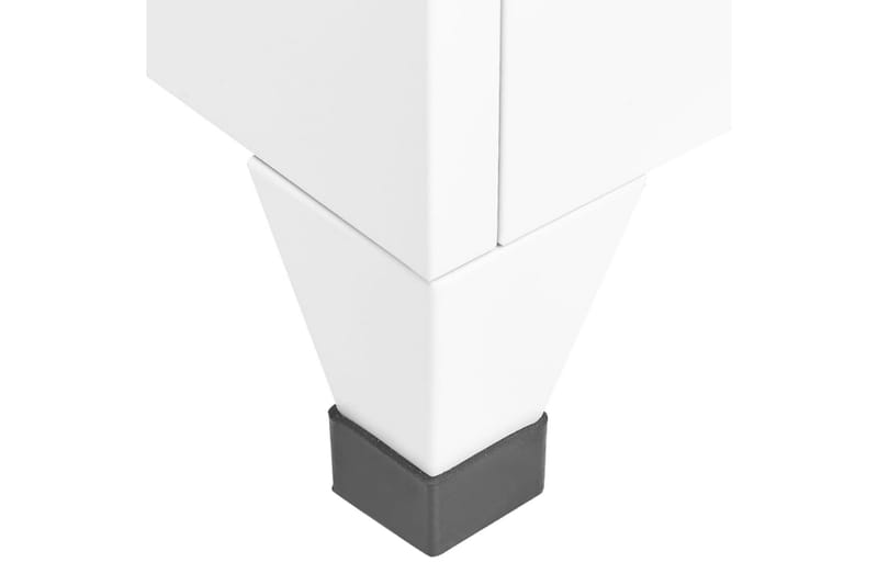 beBasic Förvaringsskåp vit 38x40x180 cm stål - White - Dokumentskåp - Kontorsmöbler