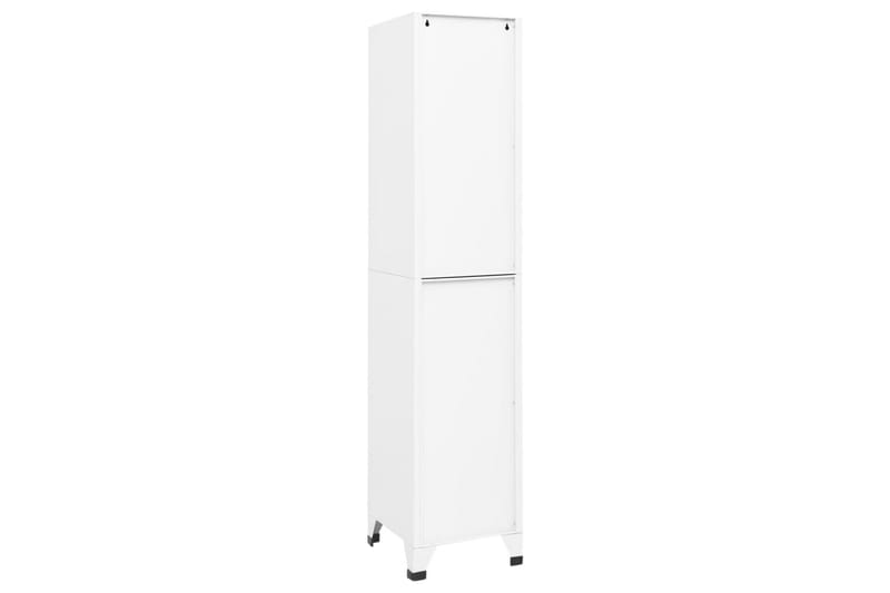beBasic Förvaringsskåp vit 38x40x180 cm stål - White - Förvaring - Skåp - Förvaringsskåp - Kontorsskåp - Dokumentskåp