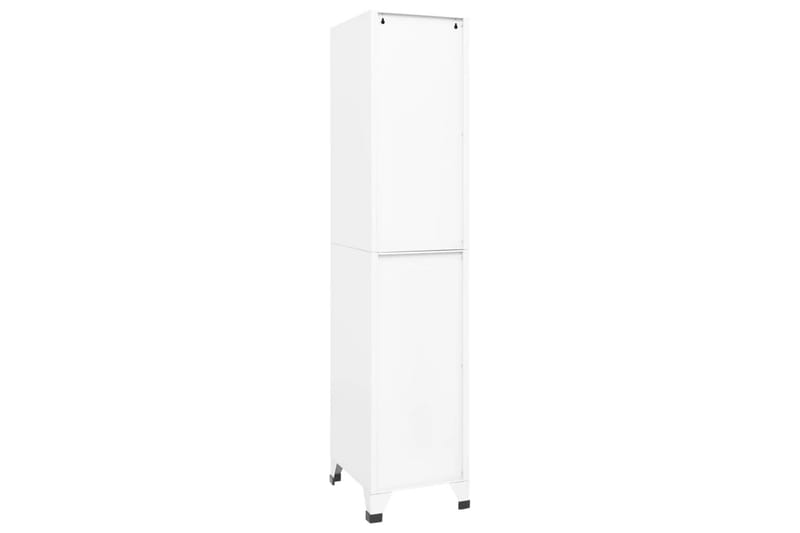 beBasic Förvaringsskåp vit 38x45x180 cm stål - White - Förvaring - Skåp - Förvaringsskåp - Kontorsskåp - Dokumentskåp