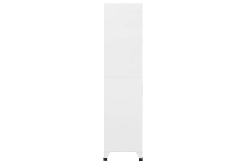 beBasic Förvaringsskåp vit 90x45x180 cm stål - White - Förvaring - Skåp - Förvaringsskåp - Kontorsskåp - Dokumentskåp