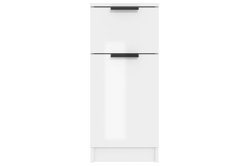 beBasic Förvaringsskåp vit högglans 30x30x70 cm konstruerat trä - White - Förvaring - Skåp - Förvaringsskåp - Kontorsskåp - Dokumentskåp