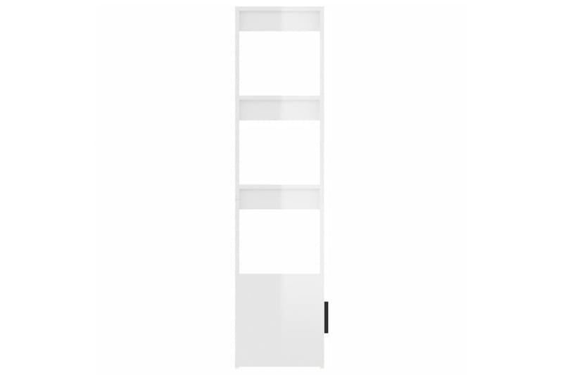 beBasic Förvaringsskåp vit högglans 80x30x119,5 cm konstruerat trä - White - Dokumentskåp - Kontorsmöbler