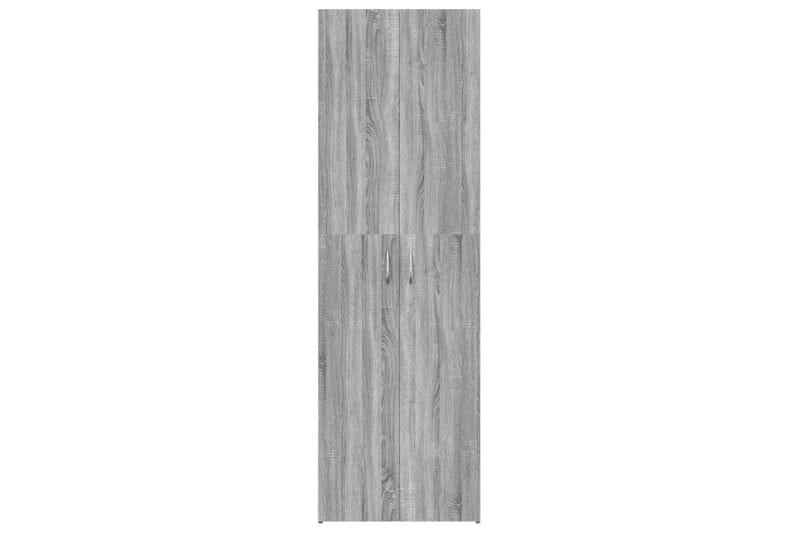 beBasic Kontorsskåp grå sonoma 60x32x190 cm konstruerat trä - Grey - Förvaring - Skåp - Förvaringsskåp - Kontorsskåp - Arkivskåp & hängmappsskåp