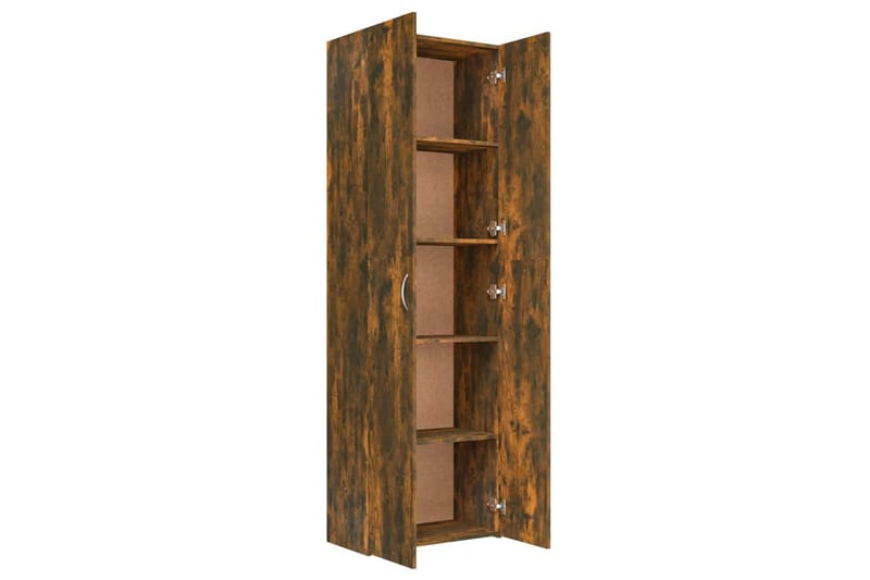 beBasic Kontorsskåp rökfärgad ek 60x32x190 cm konstruerat trä - Brown - Förvaring - Skåp - Förvaringsskåp - Kontorsskåp - Arkivskåp & hängmappsskåp