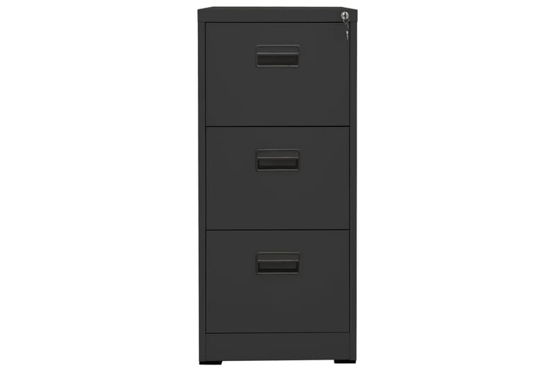 Dokumentskåp antracit 46x62x102,5 cm stål - Antracit - Förvaring - Skåp - Förvaringsskåp - Kontorsskåp - Dokumentskåp