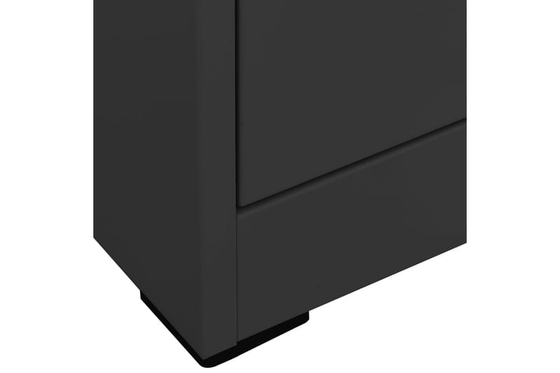 Dokumentskåp antracit 46x62x102,5 cm stål - Antracit - Förvaring - Skåp - Förvaringsskåp - Kontorsskåp - Dokumentskåp