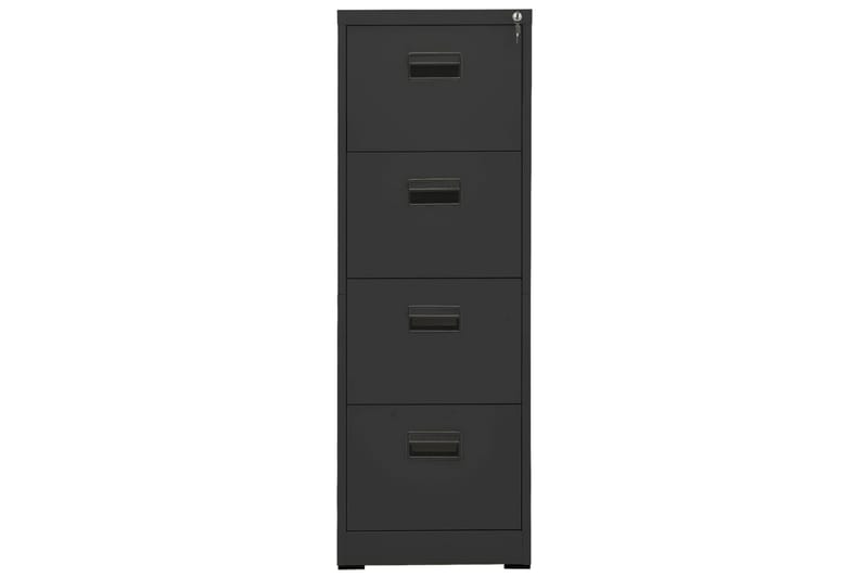 Dokumentskåp antracit 46x62x133 cm stål - Grå - Förvaring - Skåp - Förvaringsskåp - Kontorsskåp - Dokumentskåp