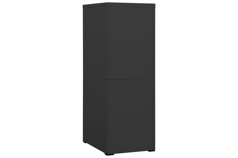 Dokumentskåp antracit 46x62x133 cm stål - Grå - Förvaring - Skåp - Förvaringsskåp - Kontorsskåp - Dokumentskåp