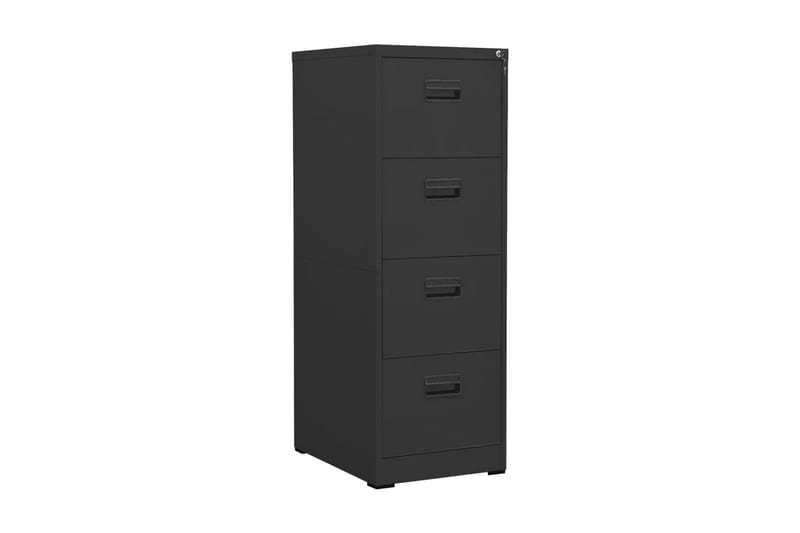 Dokumentskåp antracit 46x62x133 cm stål - Grå - Förvaring - Skåp - Förvaringsskåp - Kontorsskåp - Dokumentskåp