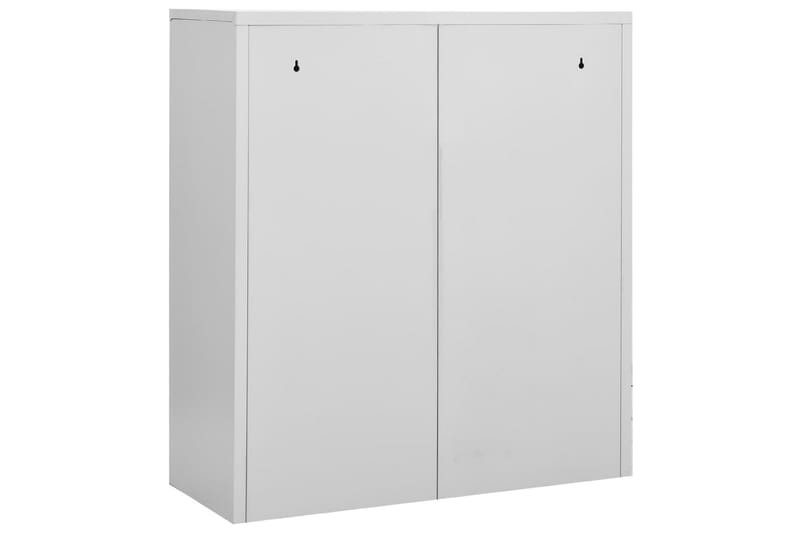 Dokumentskåp ljusgrå 90x40x102 cm stål - Ljusgrå - Förvaring - Skåp - Förvaringsskåp - Kontorsskåp - Dokumentskåp