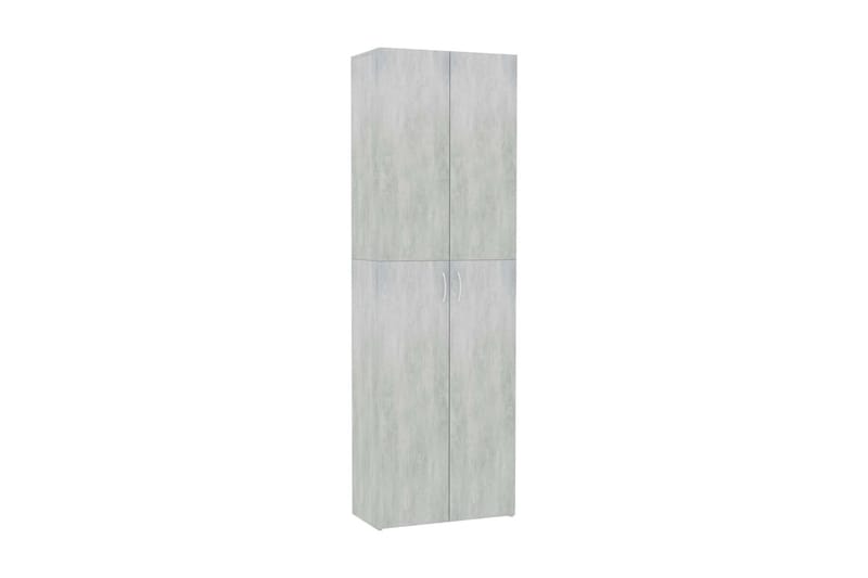 Kontorsskåp betonggrå 60x32x190 cm spånskiva - Grå - Förvaring - Skåp - Förvaringsskåp - Kontorsskåp - Dokumentskåp