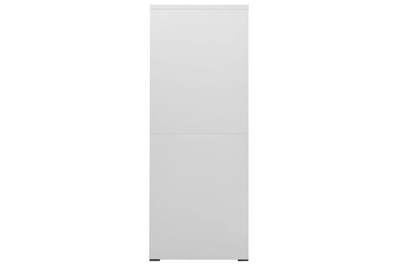 Dokumentskåp ljusgrå 46x62x164 cm stål - Grå - Förvaring - Skåp - Förvaringsskåp - Kontorsskåp - Arkivskåp & hängmappsskåp