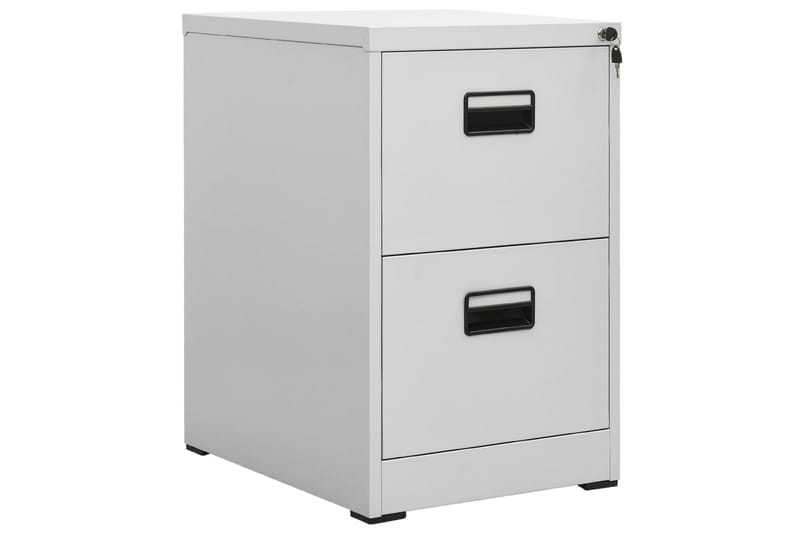 Dokumentskåp ljusgrå 46x62x72,5 cm stål - Ljusgrå - Förvaring - Skåp - Förvaringsskåp - Kontorsskåp - Dokumentskåp
