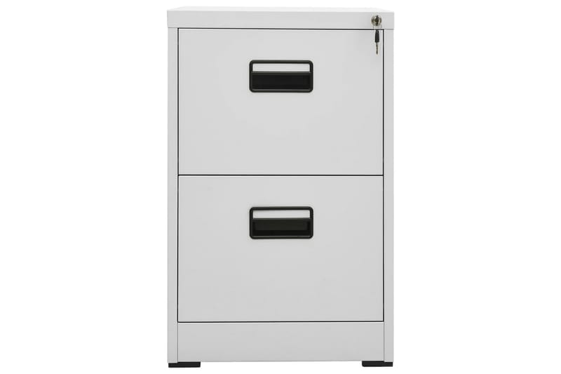 Dokumentskåp ljusgrå 46x62x72,5 cm stål - Ljusgrå - Dokumentskåp - Kontorsmöbler