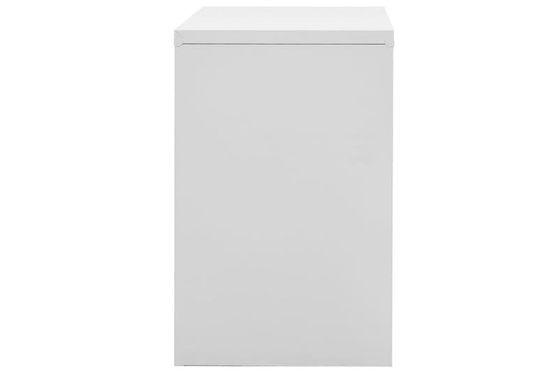 Dokumentskåp ljusgrå 90x46x72,5 cm stål - Grå - Dokumentskåp - Kontorsmöbler