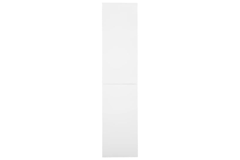 Dokumentskåp med skjutdörr vit 90x40x180 cm stål - Vit - Förvaring - Skåp - Förvaringsskåp - Kontorsskåp - Dokumentskåp