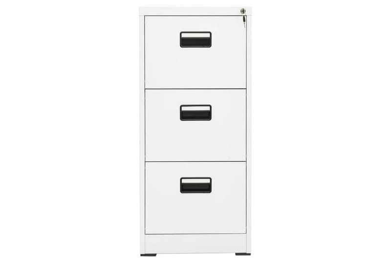 Dokumentskåp vit 46x62x102,5 cm stål - Vit - Förvaring - Skåp - Förvaringsskåp - Kontorsskåp - Dokumentskåp