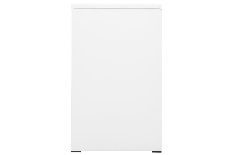 Dokumentskåp vit 46x62x102,5 cm stål - Vit - Dokumentskåp - Kontorsmöbler