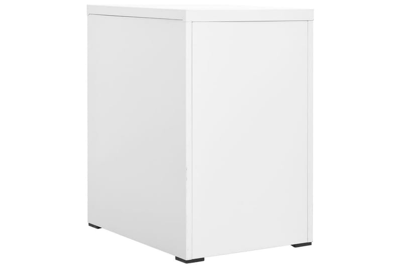 Dokumentskåp vit 46x62x72,5 cm stål - Vit - Förvaring - Skåp - Förvaringsskåp - Kontorsskåp - Dokumentskåp