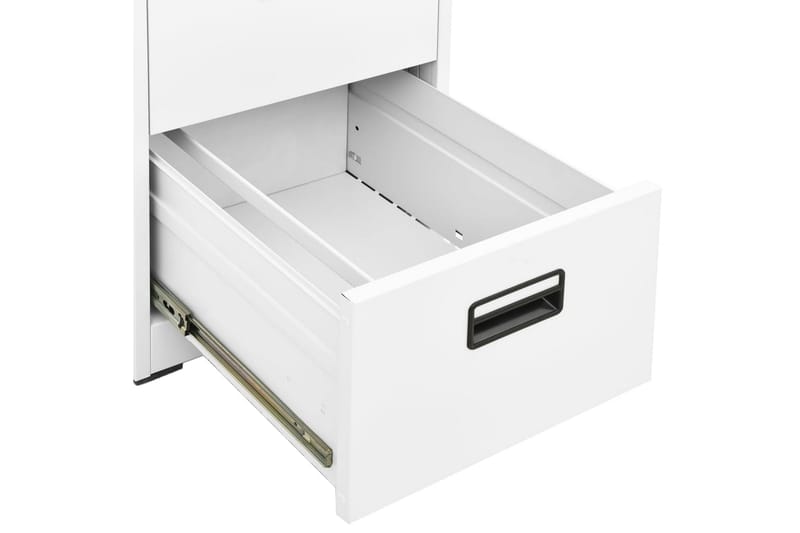 Dokumentskåp vit 46x62x72,5 cm stål - Vit - Förvaring - Skåp - Förvaringsskåp - Kontorsskåp - Dokumentskåp