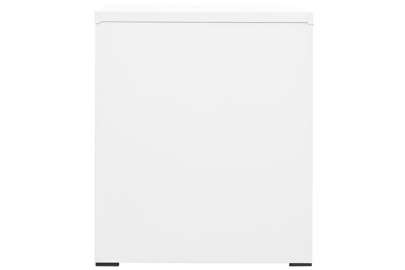 Dokumentskåp vit 46x62x72,5 cm stål - Vit - Förvaring - Skåp - Förvaringsskåp - Kontorsskåp - Dokumentskåp