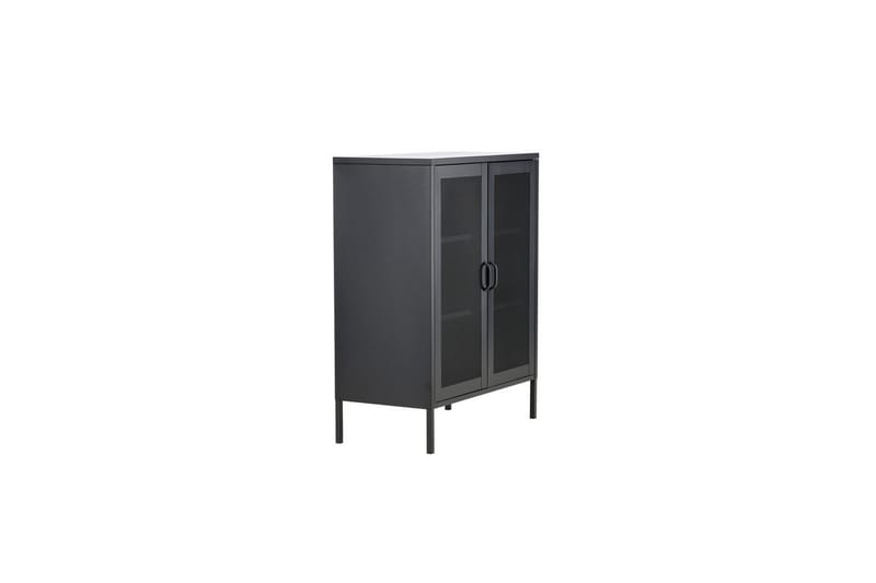 Skåp Misha - Svart, 40x80x102 - Förvaring - Skåp - Förvaringsskåp - Kontorsskåp - Dokumentskåp