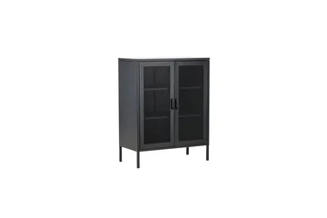 Skåp Misha - Svart, 40x80x102 - Förvaring - Skåp - Förvaringsskåp - Kontorsskåp - Dokumentskåp