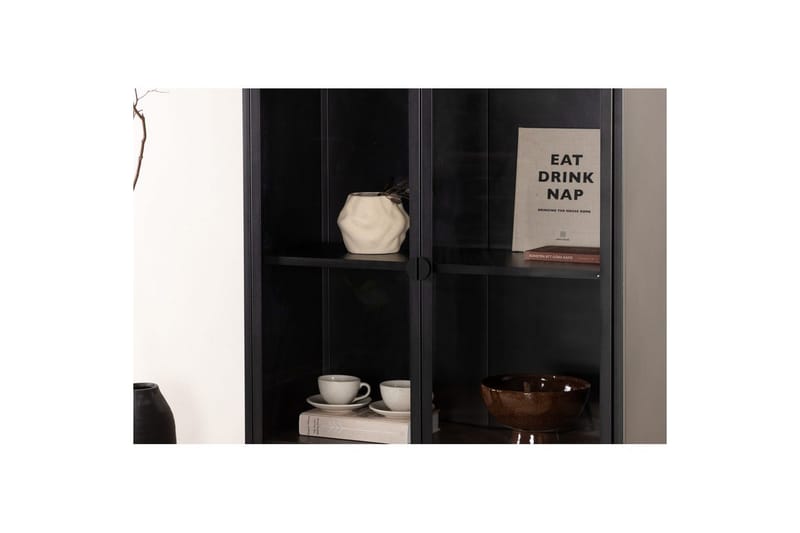 Skåp Piring - Svart - Förvaring - Skåp - Vitrinskåp