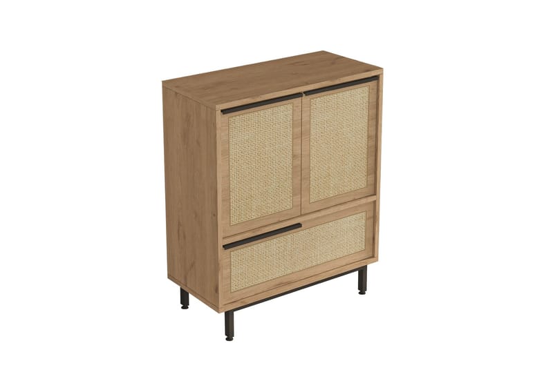 Liyakat Highboard - Ek/Valnöt - Förvaring - Skåp - Förvaringsskåp
