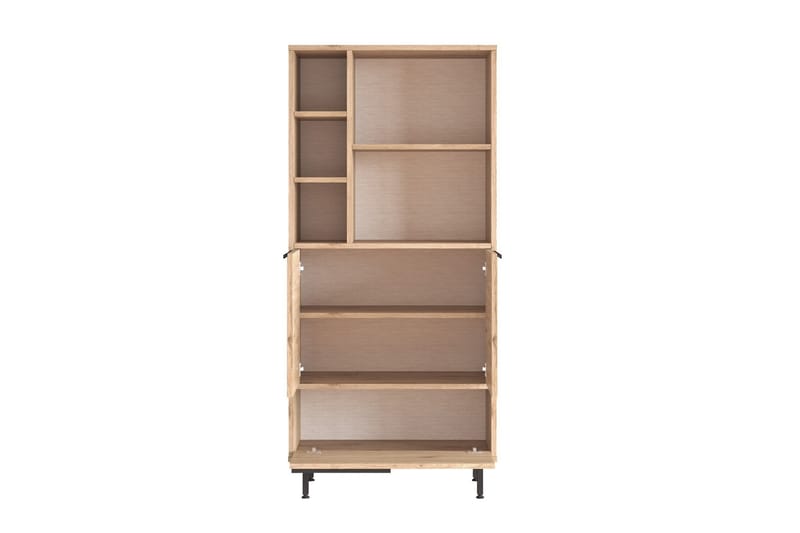 Liyakat Highboard - Ek/Valnöt - Förvaring - Skåp - Förvaringsskåp