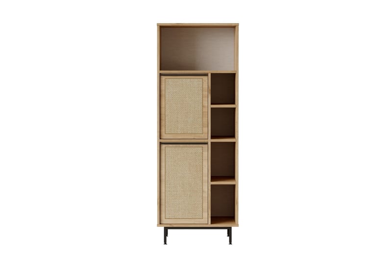 Liyakat Highboard - Ek/Valnöt - Förvaring - Skåp - Förvaringsskåp
