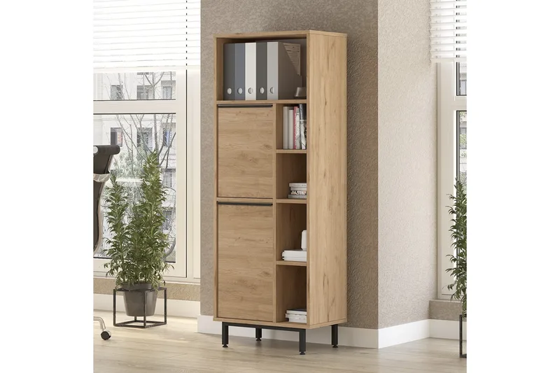 Liyakat Highboard - Valnöt - Förvaring - Skåp - Förvaringsskåp