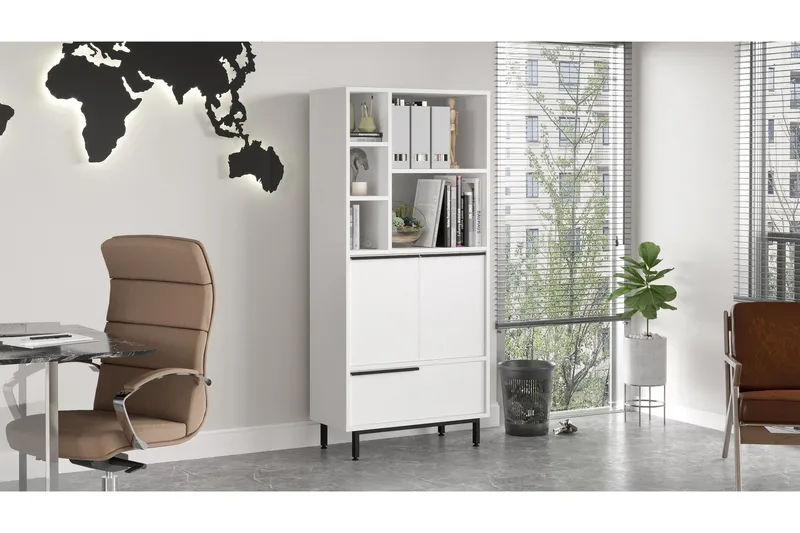 Liyakat Highboard, Vit