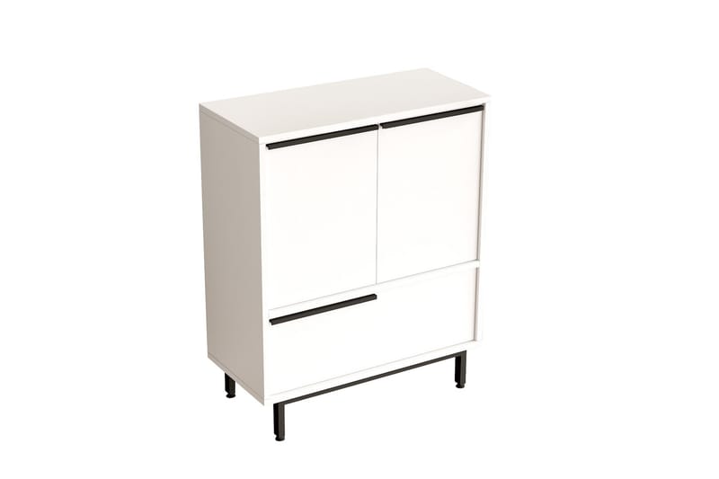 Liyakat Highboard - Vit - Förvaring - Skåp - Förvaringsskåp