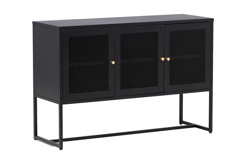 Malla Skåpsbyrå 120x40x80 cm, Svart