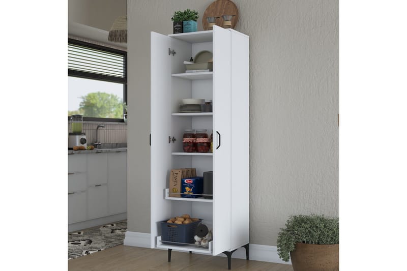 Manorma Highboard - Vit - Förvaring - Skåp - Förvaringsskåp