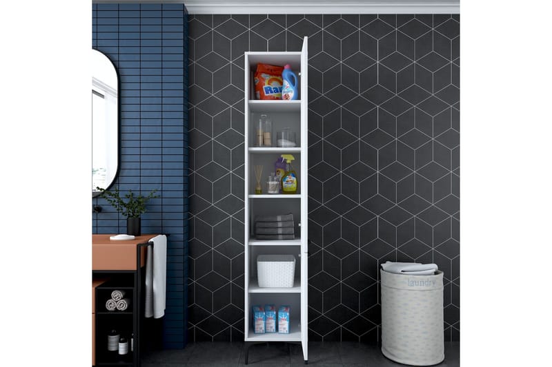 Manorma Highboard - Vit - Förvaring - Skåp - Förvaringsskåp